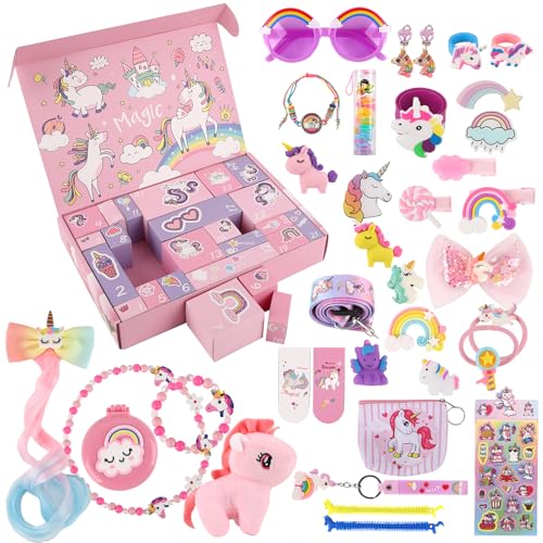 Calendrier de lavent Fille, Cadeau de Noël avec 24 Jours de 