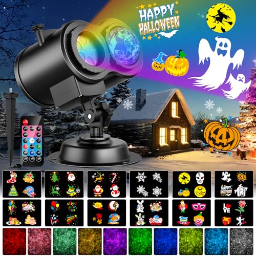 YAZEKY Projecteur Halloween Décoration, Projecteur Noel Exte