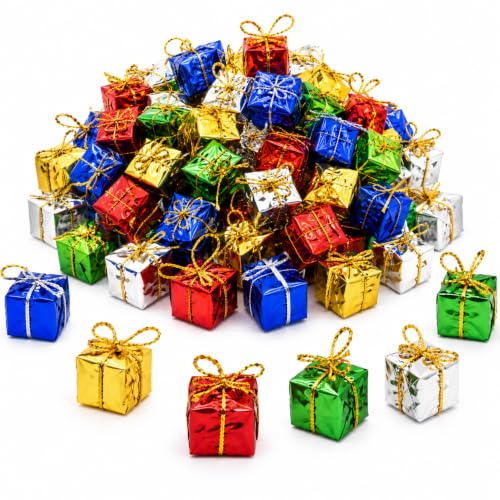 100 Mini Boîtes Cadeaux Noël