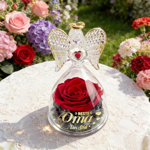 Cadeau Grand-mère, Cadeau Grand-mère Ange Rose Eternel avec