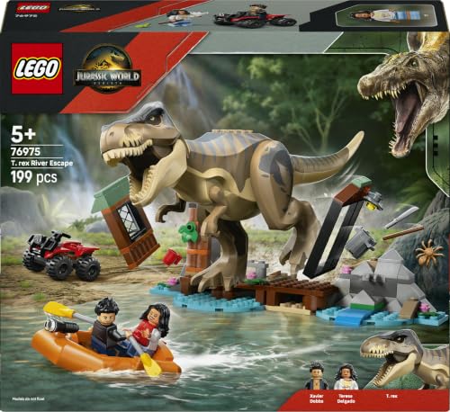 LEGO Jurassic World Le T. Rex et l'évasion sur la rivière 76