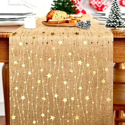 Chemin de Table Noël Cuisine, 28 cm x 5 m Table Runner Paill