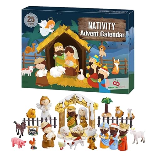 Calendrier de LAvent de la Nativité 2024, Figurines de Scène