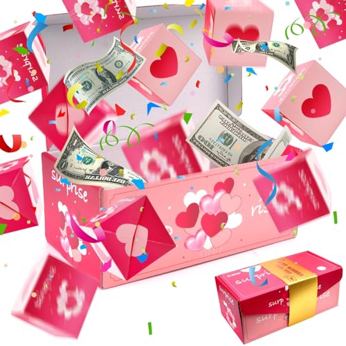 Vibbang Boîte Cadeau Surprise Explosion, Créatif de Cadeau E