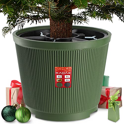 KADAX Support de sapin de Noël, en plastique recyclé, pour u
