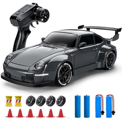 HANNVIW Voiture Télécommandée Drift pour Enfant, 1:24 25KM/H