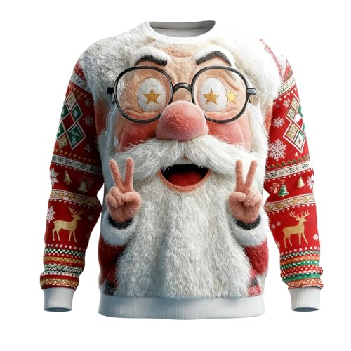 Sonnena Pull Moche De Noel Homme Pull de Noel Homme Noel 3D 