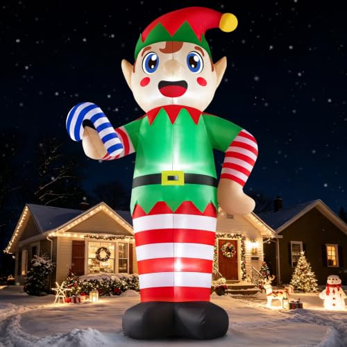 Danxilu 3,66M Décoration Noel Gonflable Exterieur Lutin avec