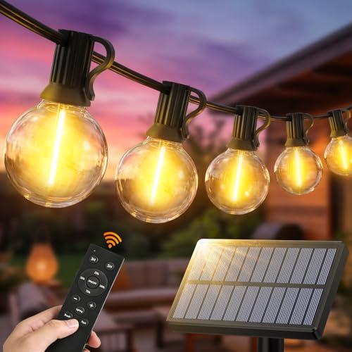 Solaire Remote Guirlande Exterieur Lumineuse - 15M Guinguett