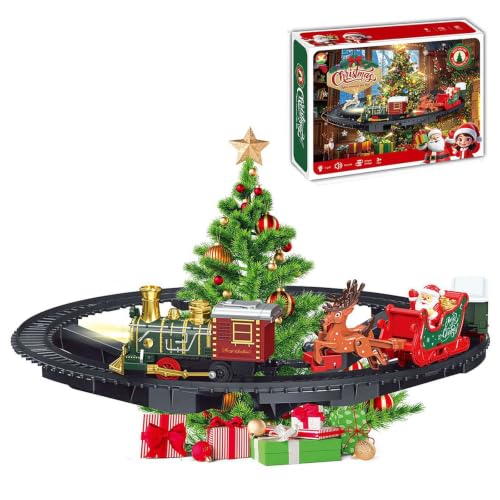 Ensemble de train de Noël à suspendre, jouets de train suspe