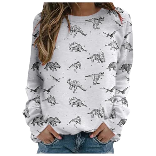 Pull Moche de Noël Dinosaure