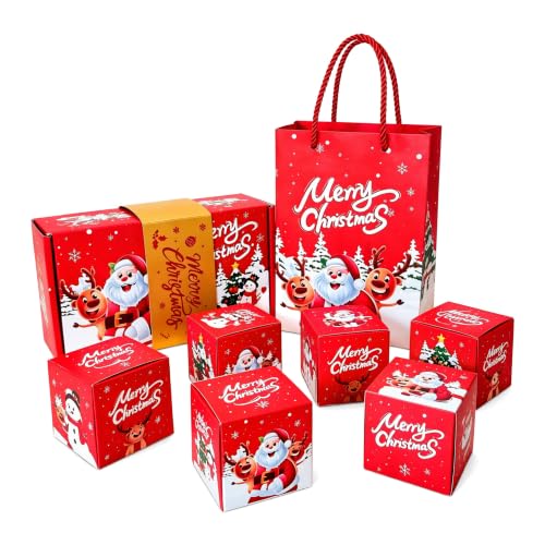 CavspkArt 1 boîte surprise de Noël, boîte cadeau pliable pop