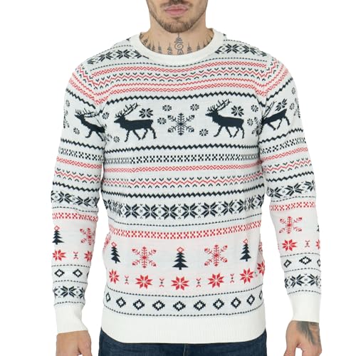 NOROZE Hommes Femmes Garçons Filles Famille Pull de Noël Moc
