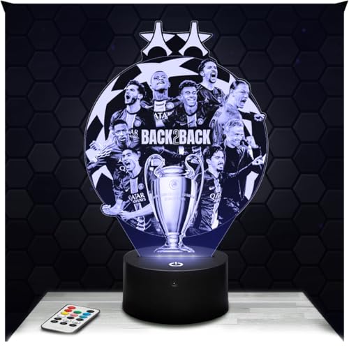 Lampephoto.fr Veilleuse Tactile Champions League Joueur de F