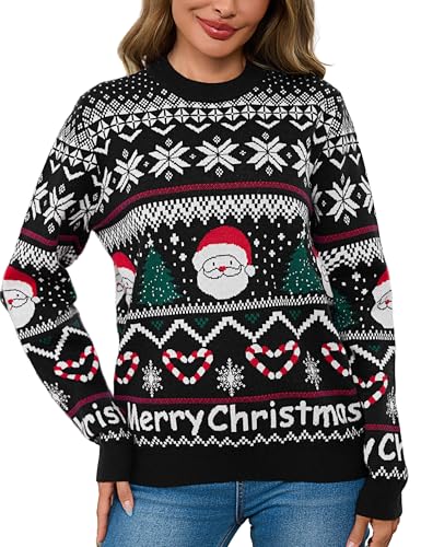 Pull Noël Femme Doux Chaud Motifs