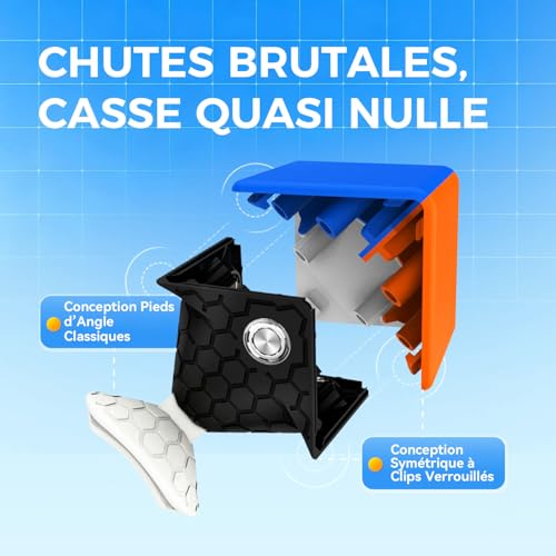 GAN 356M Cube de Vitesse Magnétique 3x3 Speed Cube avec GES+