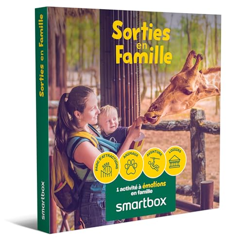 Smartbox - Coffret Cadeau Famille - Sorties en Famille émotions - idée Cadeau Originale - 1 Sortie en Famille pour Minimum 1 Adulte et 1 Enfant