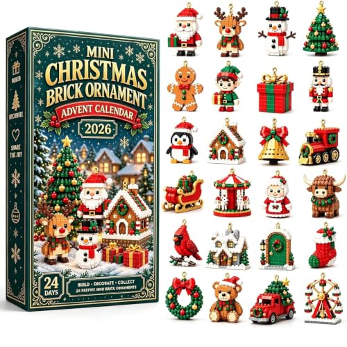 Calendrier Avent 24 Ornements Noël