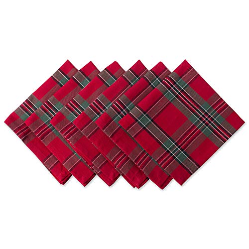 DII Lot de 6 Serviettes de Table à Manger et décoration de C