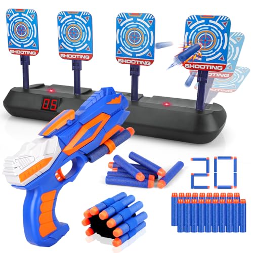 Cible pour Nerf avec Pistolet Enfant, Cible Electrique de Ti