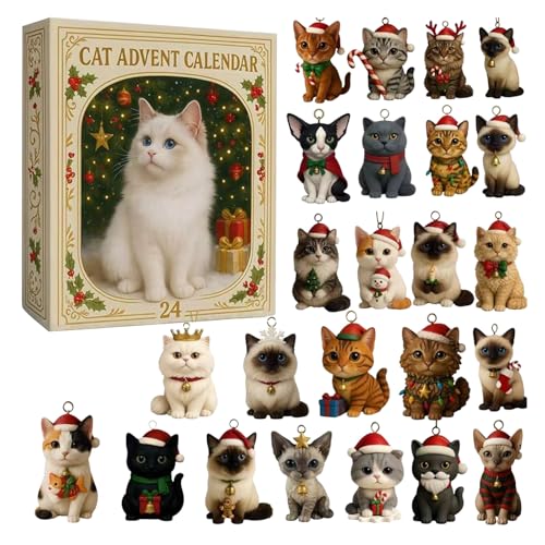 Calendriers De LAvent Pour Les Amoureux Des Chats 2025, Noël