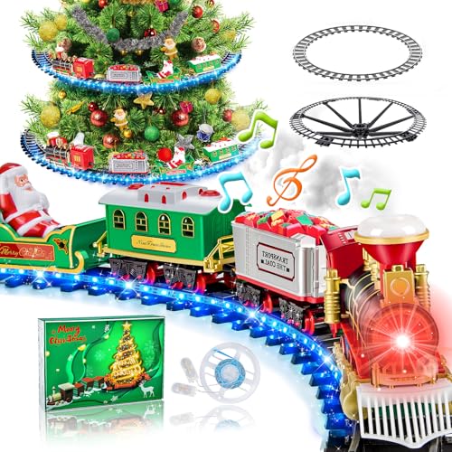 BuzzoXerex Train Electrique Noel, Train de Noel Electrique p