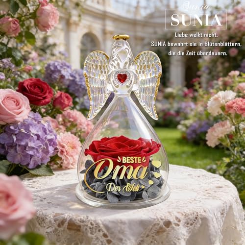 Cadeau Grand-mère, Cadeau Grand-mère Ange Rose Eternel avec