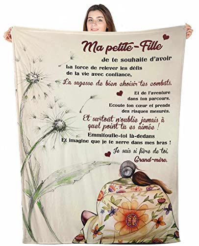 Zinello Design - Plaid personnalisé Doux pour Offrir à sa Pe