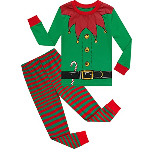 MOMBEBE COSLAND Pyjamas Garçons Elfe Enfant Noël Ensembles V