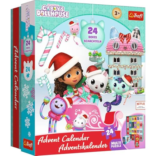Calendrier de lAvent 24 mini puzzles de 24 pièces Gabby s Do