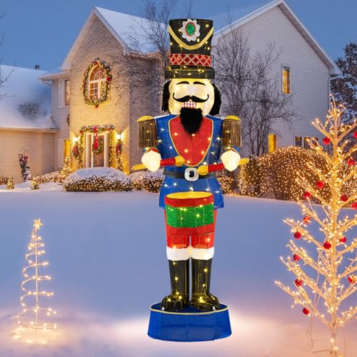 SOARS Grande figurine de casse-noisette de Noël - Décoration