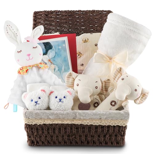 9 Pièces Coffret Naissance cadeau bébé nouveau-né pour garçon et fille