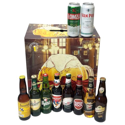 Calendrier de lAvent Globe 100% Blonde - 24 bières blondes +