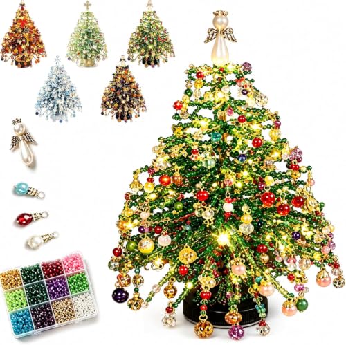 GHHYLEMIZE Kit De Bricolage Pour Sapin De Noël En Perles, ki