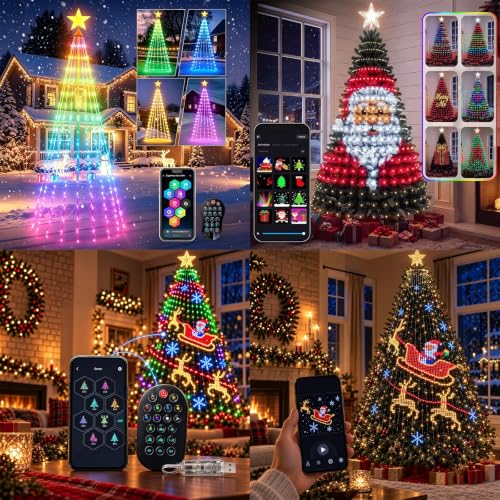 Guirlande Lumineuse de Noël Animée Intelligente 1,8m Noël LE