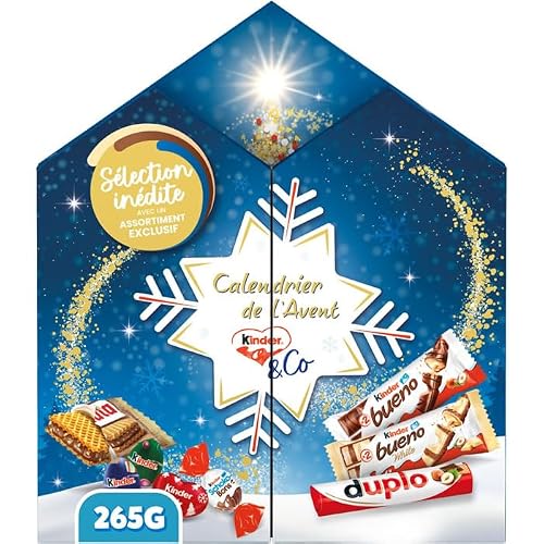 KINDER & Co Calendrier de lAvent chocolat 350 g