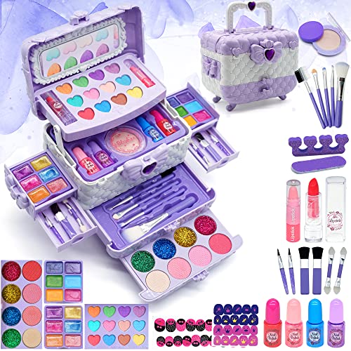 Coffret Maquillage Enfant Lavable Violet