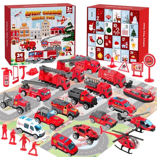 Calendrier de Lavent Voiture Enfant,2026 Calendrier de Laven