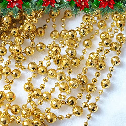Guirlande de Perles de Sapin de Noël 15M Ornements de Sapin 