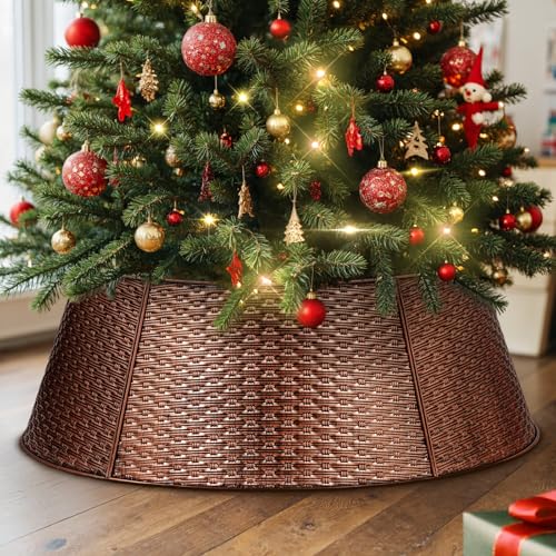 Lanpn Métal Collier Sapin Noël 70cm, Decorations Jupe de Sap