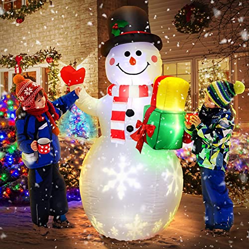 OHMG 150CM Bonhomme De Neige Noël Gonflable,Haut Décorations