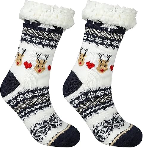 Chaussons Laine Antidérapants Hiver