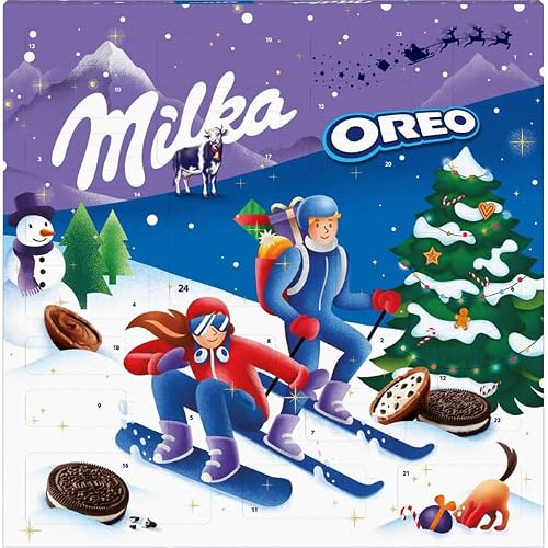 MILKA Oreo Calendrier de lAvent chocolat 284 g