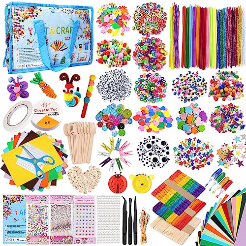 YUTUY Pipe Cleaners Crafts Set pour Enfants,Kit Bricolage En