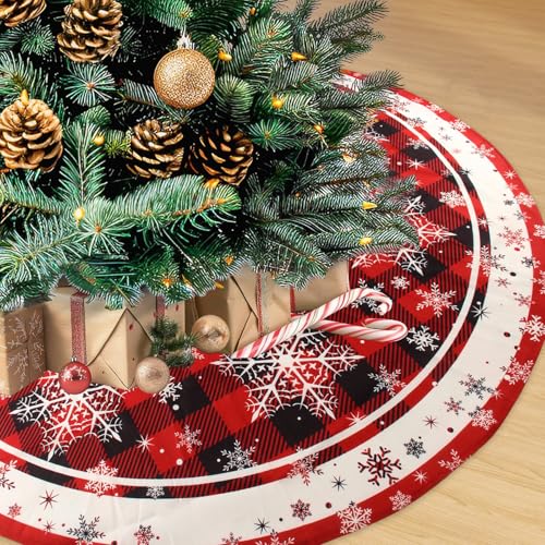 OMIGA Jupe de Sapin de Noël 120cm Christmas Tree Skirt Ronde