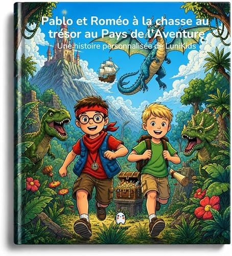 LuniKids Livre Enfant Personnalisé avec Photo - Style Bande
