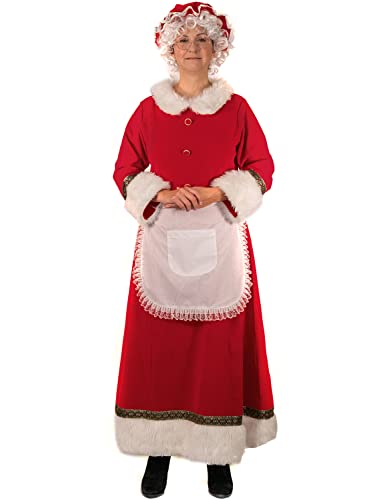Ahititi Costume Mère Noël pour Femmes Adultes Robe Noël Gran