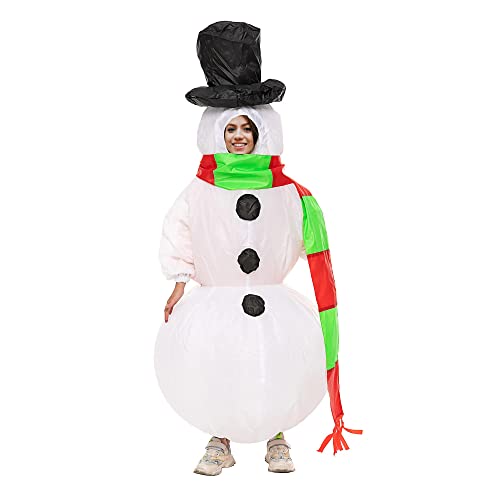 BETTWITEH Adulte hiver bonhomme de neige costume gonflable b