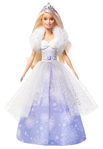 Barbie Dreamtopia poupée princesse Flocons avec robe qui se 