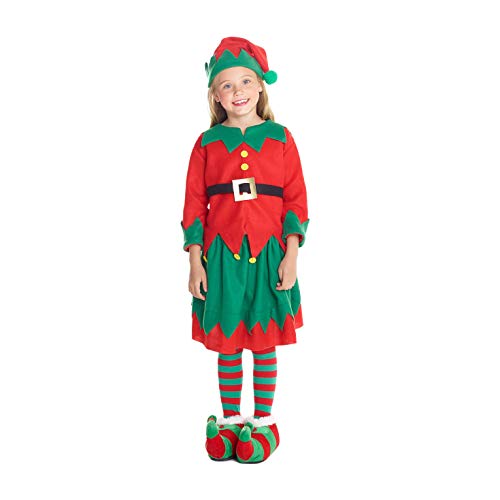 Morph Costumes Costume Lutin Enfant Elfe Fille, Déguisement 